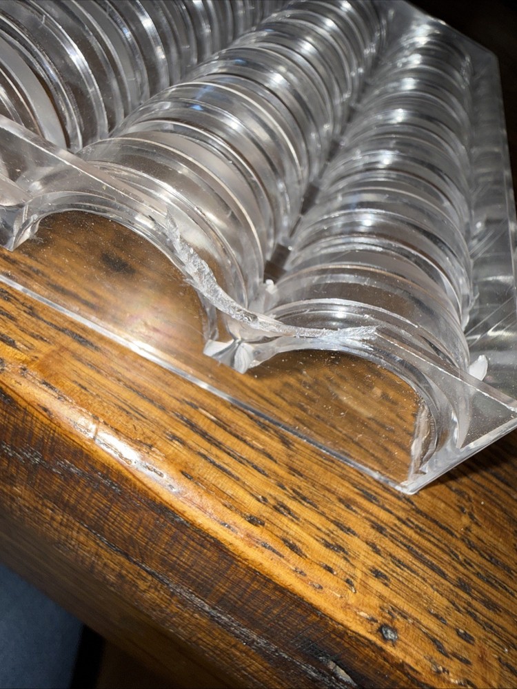 Bobbin Box 21 Compartments Clear Plastic - Sewing Thread Storage 🧵 —————————