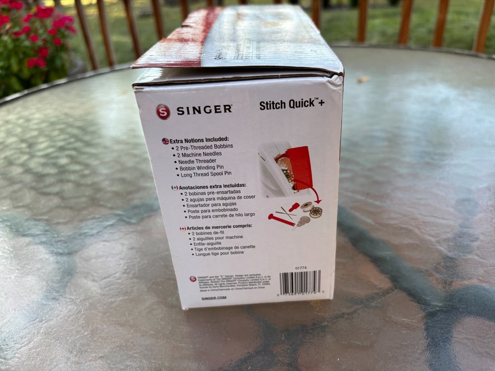 SINGER Stitch Quick + Cordless Mending Machine, White NIB