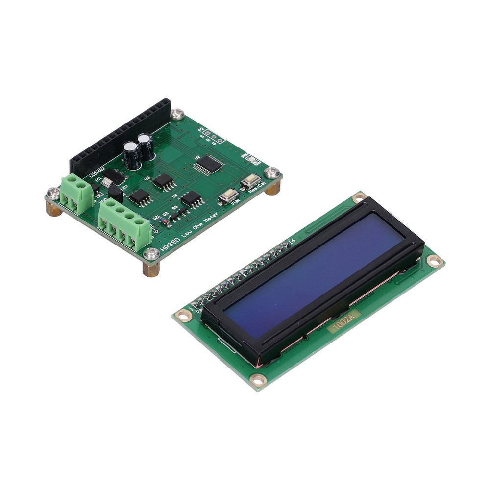 Low Resistance Ohmmeter Milliohm Meter Accurate Capacitance Tester HR390