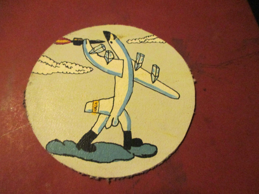 1960'S USAF EDWARDS AFB B-52 BALLS 8 NASA    FLIGHT JACKET PATCH