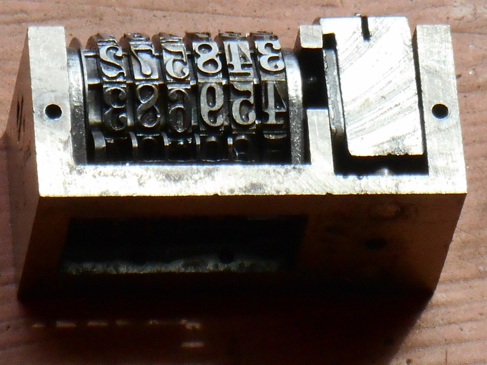 Letterpress Numbering Machine (BOSTON)