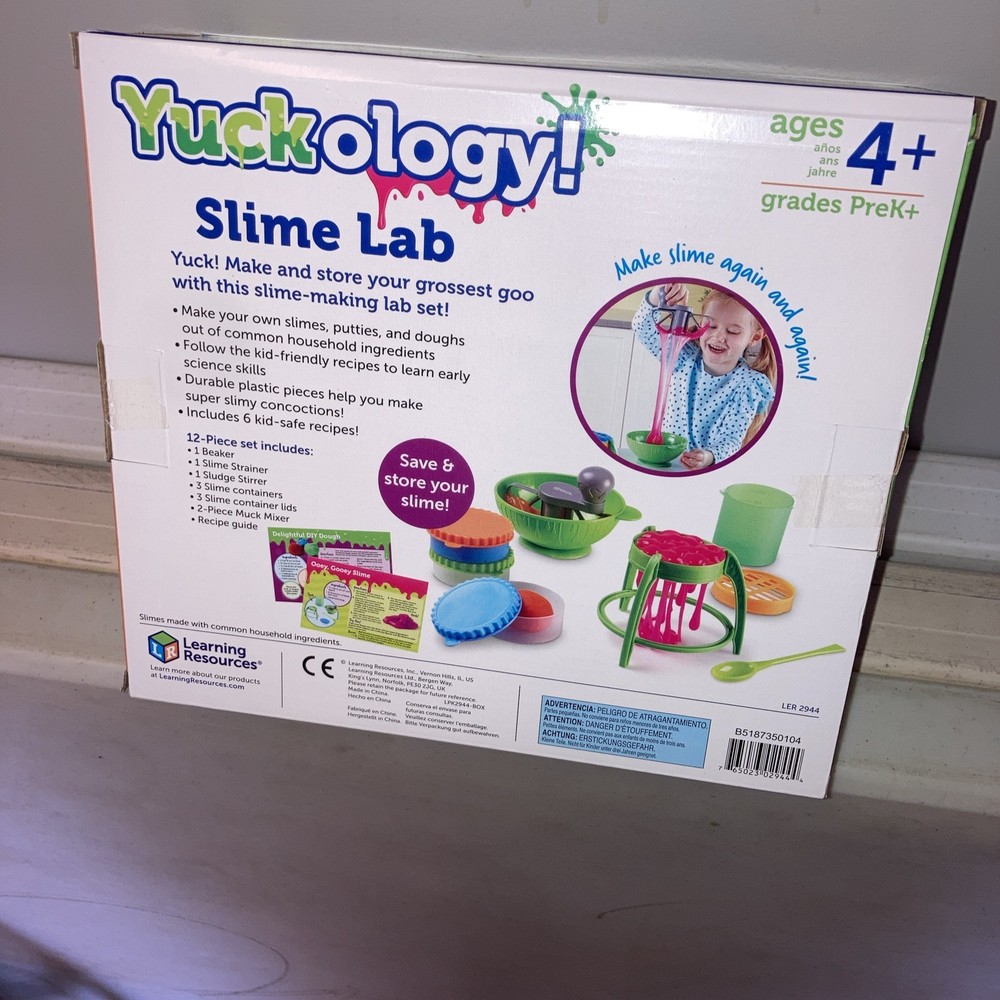 Learning Resources 2944 Yuckology! Slime Lab New