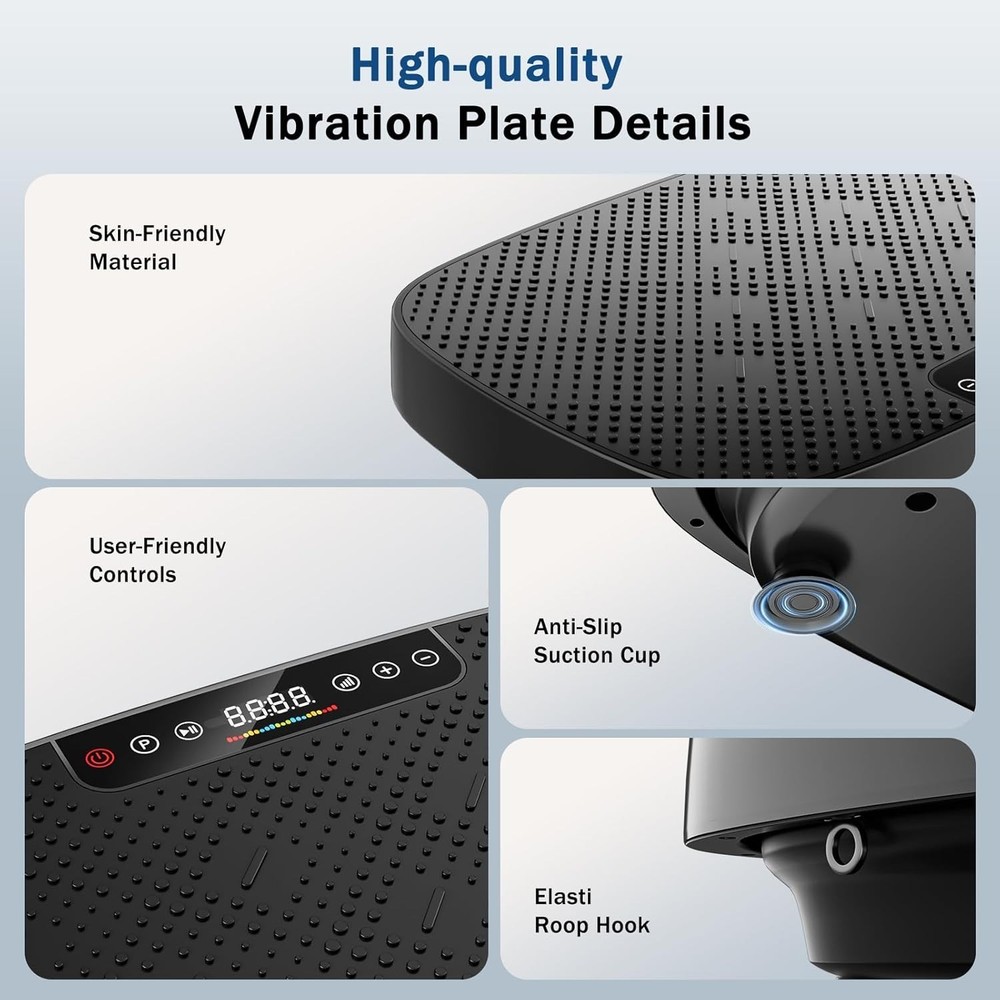 Vibration Plate Exercise Machine, Ultra-Quiet Vibration Plate