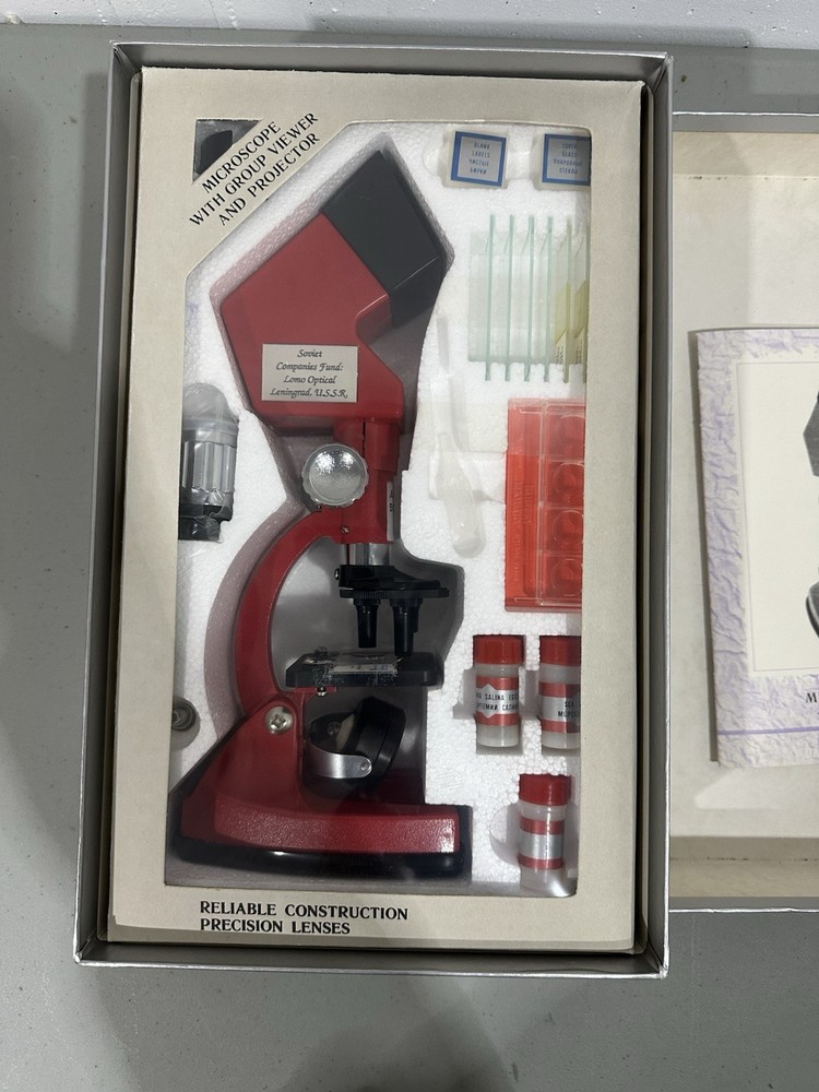 USSR Microscope Kit Unopened