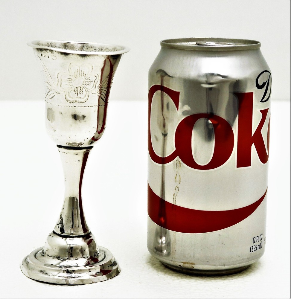 Isak Soderhamn Swedish Silver Aperitif  Cordial Goblet Hallmarked ISH c 1820