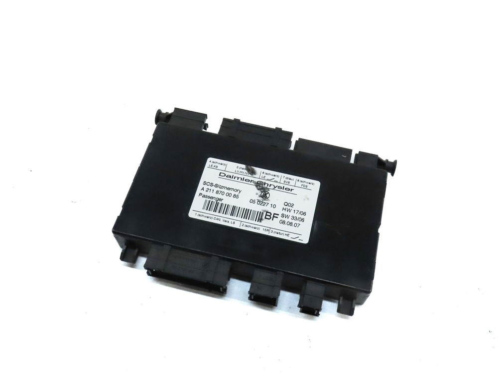 2008 MERCEDES ML CLASS (W164) FRONT RIGHT PASSENGER SEAT CONTROL MODULE