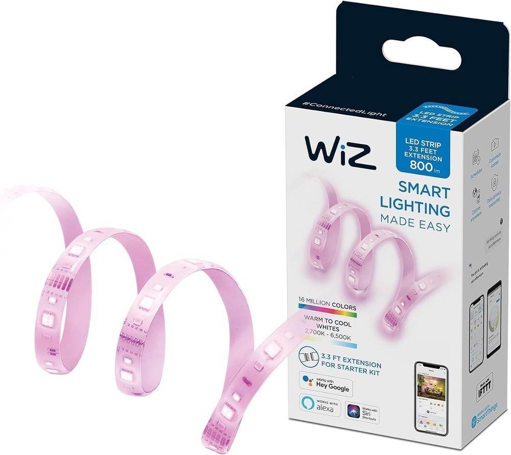 WiZ SMART LED STRIP EXTENSION Multicolor - 1 meter/3.28FTb