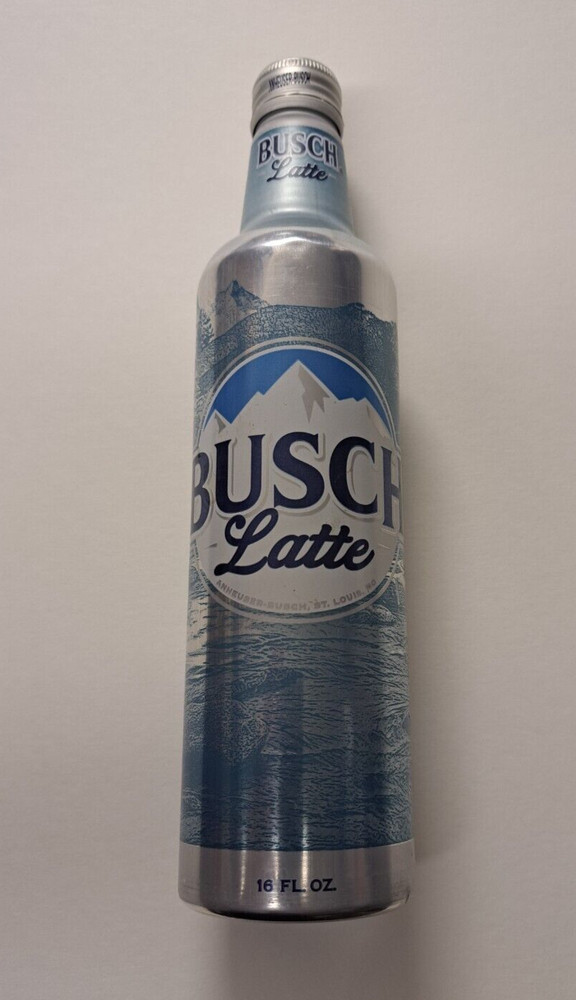2 BUSCH LIGHT LATTE LIMITED EDITION CANS EMPTY 16OZ CANS ANHEUSER BUSCH