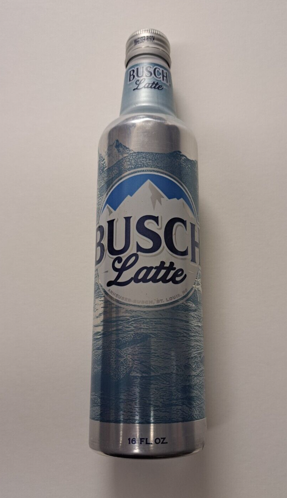 BUSCH LIGHT LATTE LIMITED EDITION CAN EMPTY 16OZ CAN ANHEUSER BUSCH