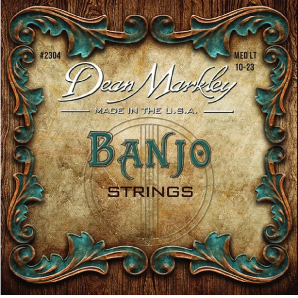 Dean Markley 2304 Banjo Strings 5 String Medium Light  - 10-23w , New!