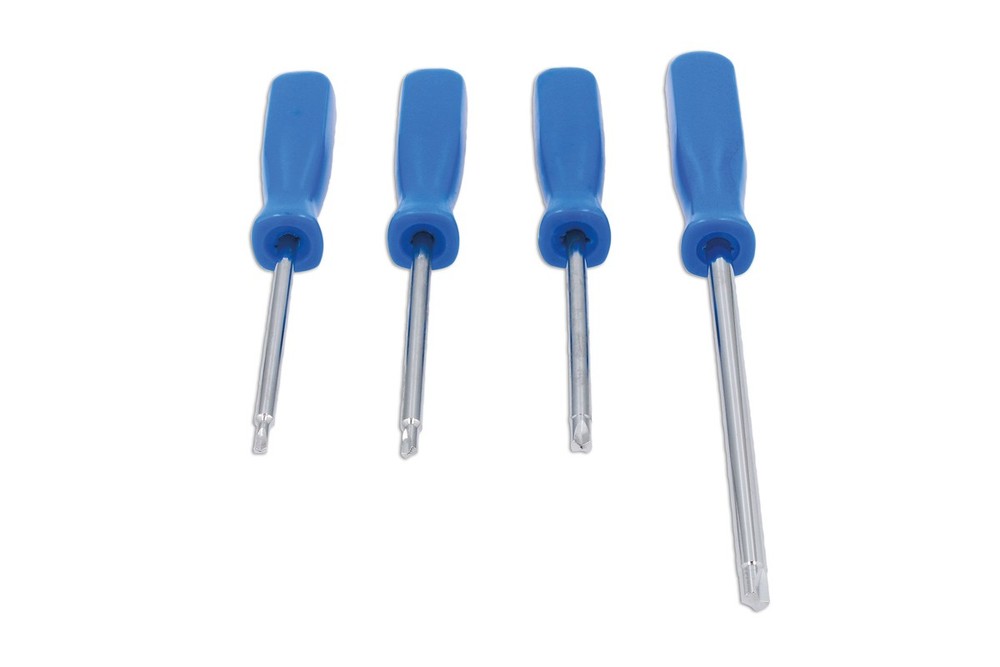 Laser Tools Clutch Head Screwdriver Set 4pc 8477