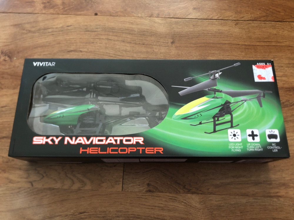 Vivitar Sky Navigator Helicopter Green