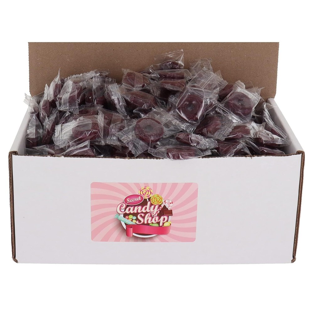 Lifesavers Hard Candy Fruit, Bulk in Box Candies (Individual Wrapped) Raspberry