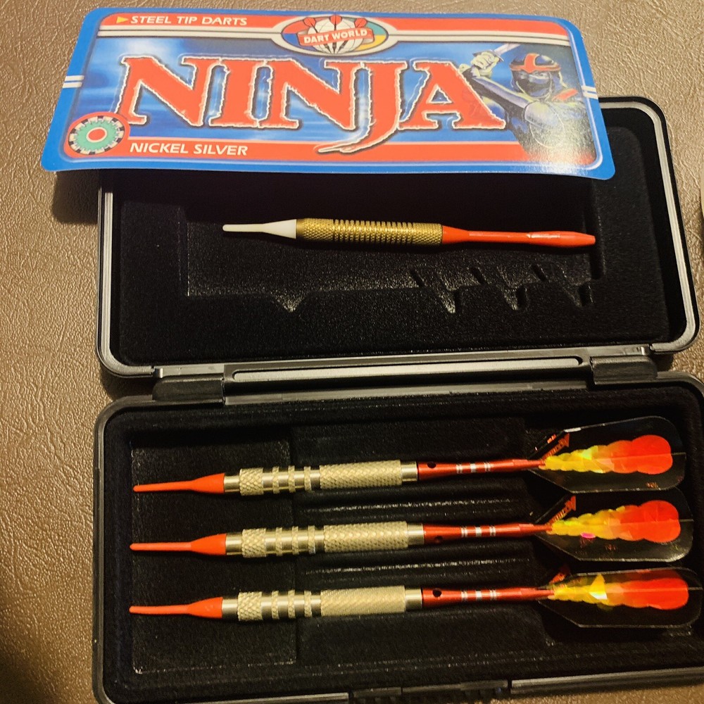 NINJA Rubber  TIP DART SET Of 4 by Dart World, 20 gram