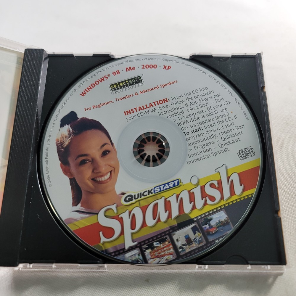 Quick Start PC CD-ROM Spanish Language Software 2004