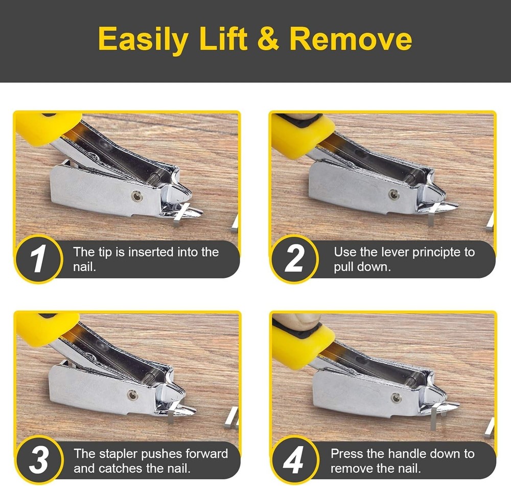High-Quality Heavy Duty Staple Puller - Effortless Removal for All Surfaces
