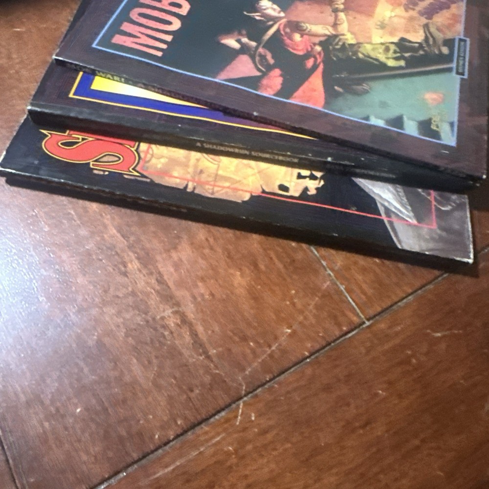 Shadowrun RPG Lot – 3 Books. Mob War, Rigger Black Book, Shadowtech