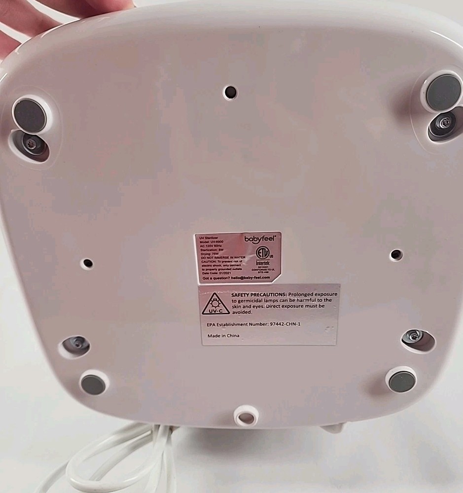 Babyfeel UV Sterilizer, White. UV-6900 Missing Rack