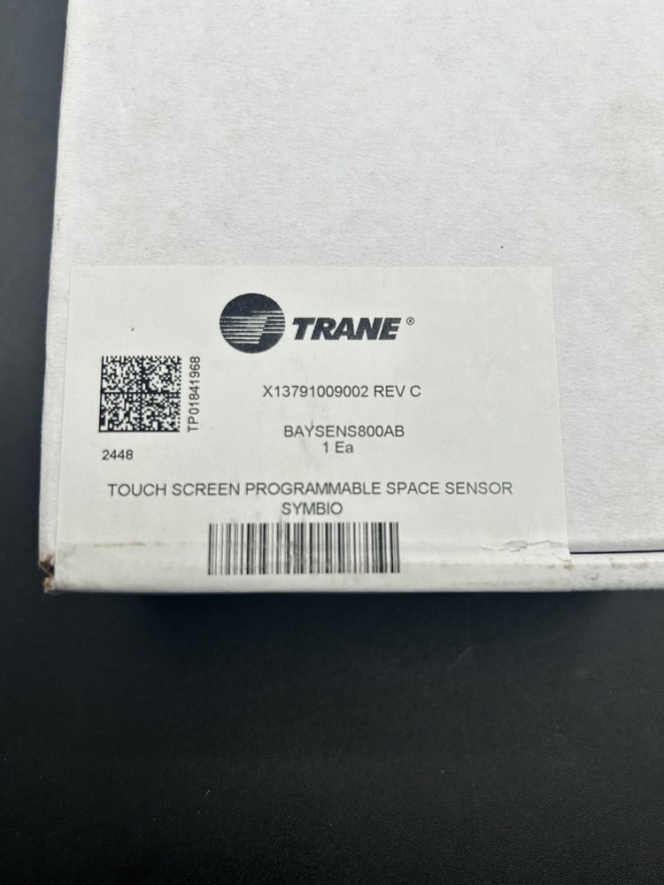 Trane Touch Screen Programmable Space Sensor Symbol BAYSENS800AB
