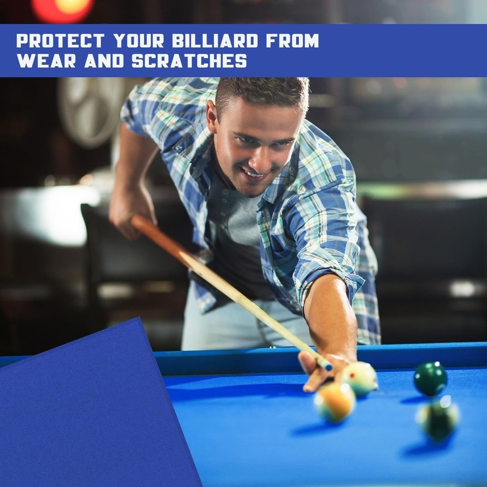 Billiard Cloth 8.53ft Pool Table Felt with 6 Cloth Strips, Pre-Cut Pool Table...
