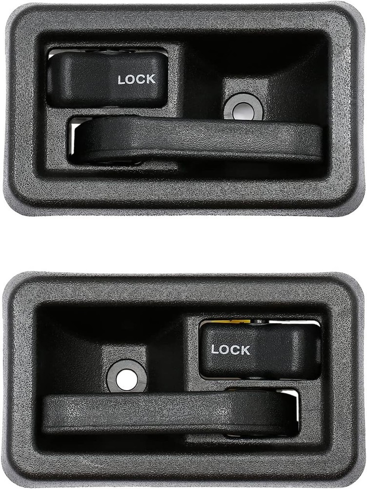 Interior Door Handles (Pair), Compatible with Jeep 1987-2006 Inner Left & Right