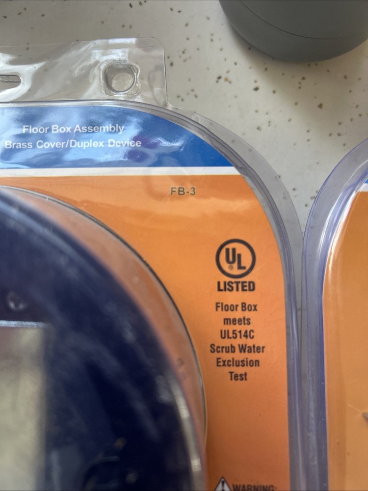 Floor Boxes Brass Covers Allied Molded Products FB-3 FB-2