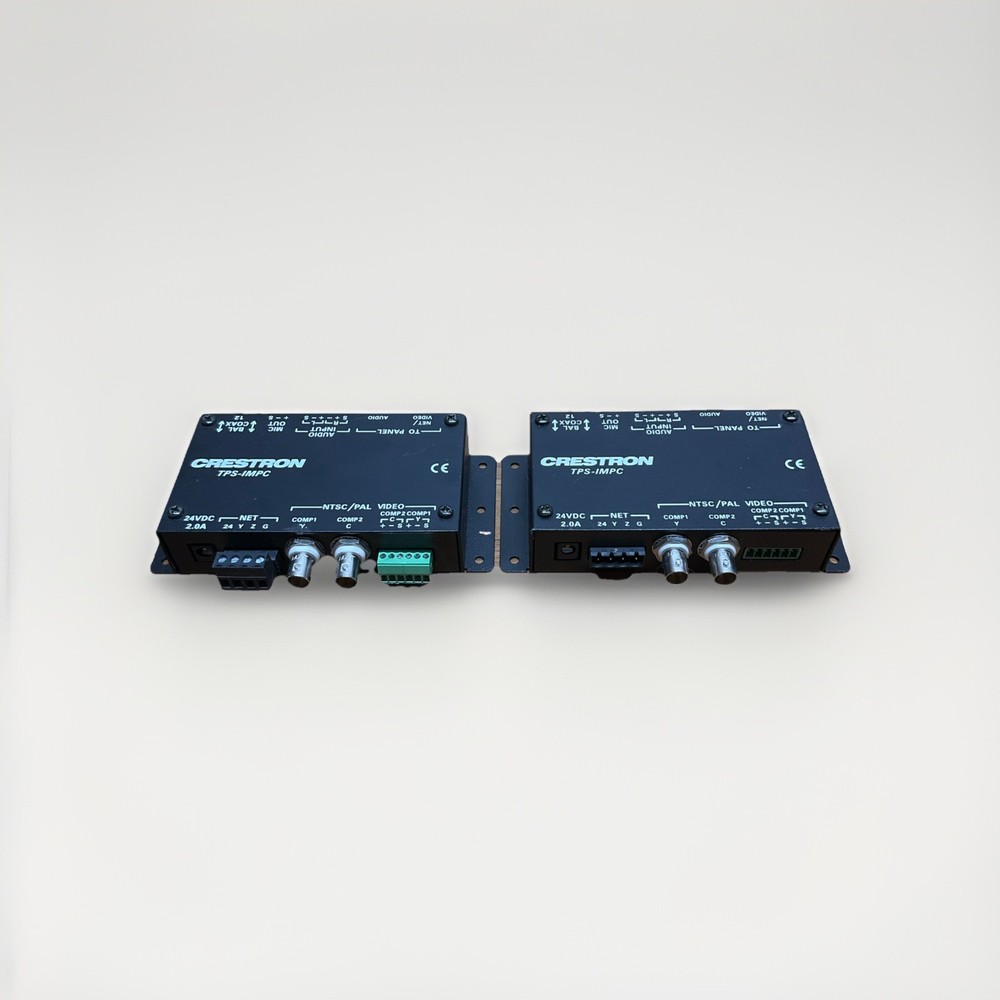 Lot of 2 Crestron TPS-INPC Interface Modules – Untested, AS-IS