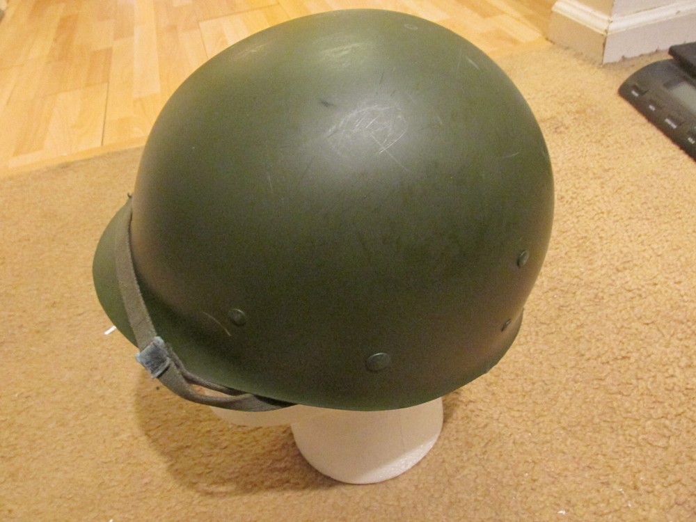 Belgian M1 helmet and liner