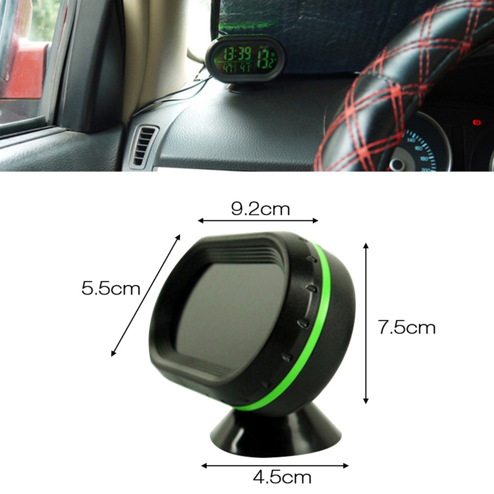 Car Digital Automobile Lighted Auto Dual Z0V4