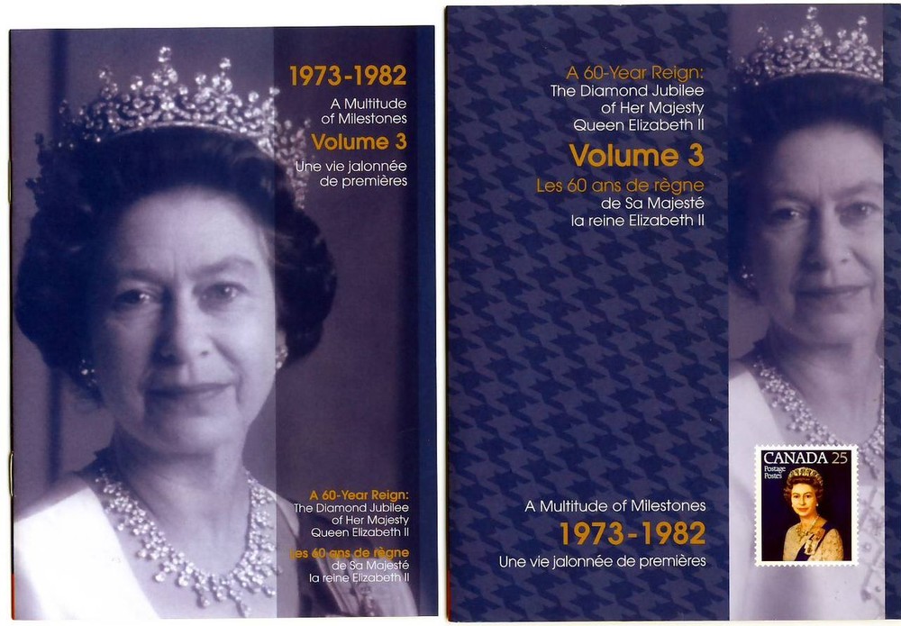 QUEEN Elizabeth ll Diamond Jubilee = KEEPSAKE folder Volume #3 Canada 2012