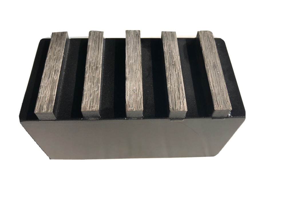 6 Pack ! Diamond Grinding Blocks for EDCO, Floor Grinders, for Exposed Concret