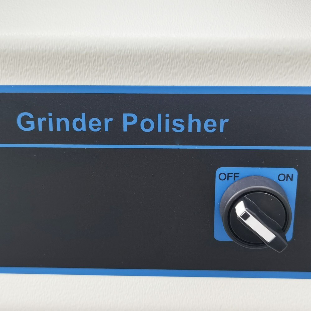 Metallographic Grinding Polisher Machine 110V Dual Disc Material For Testing Lab