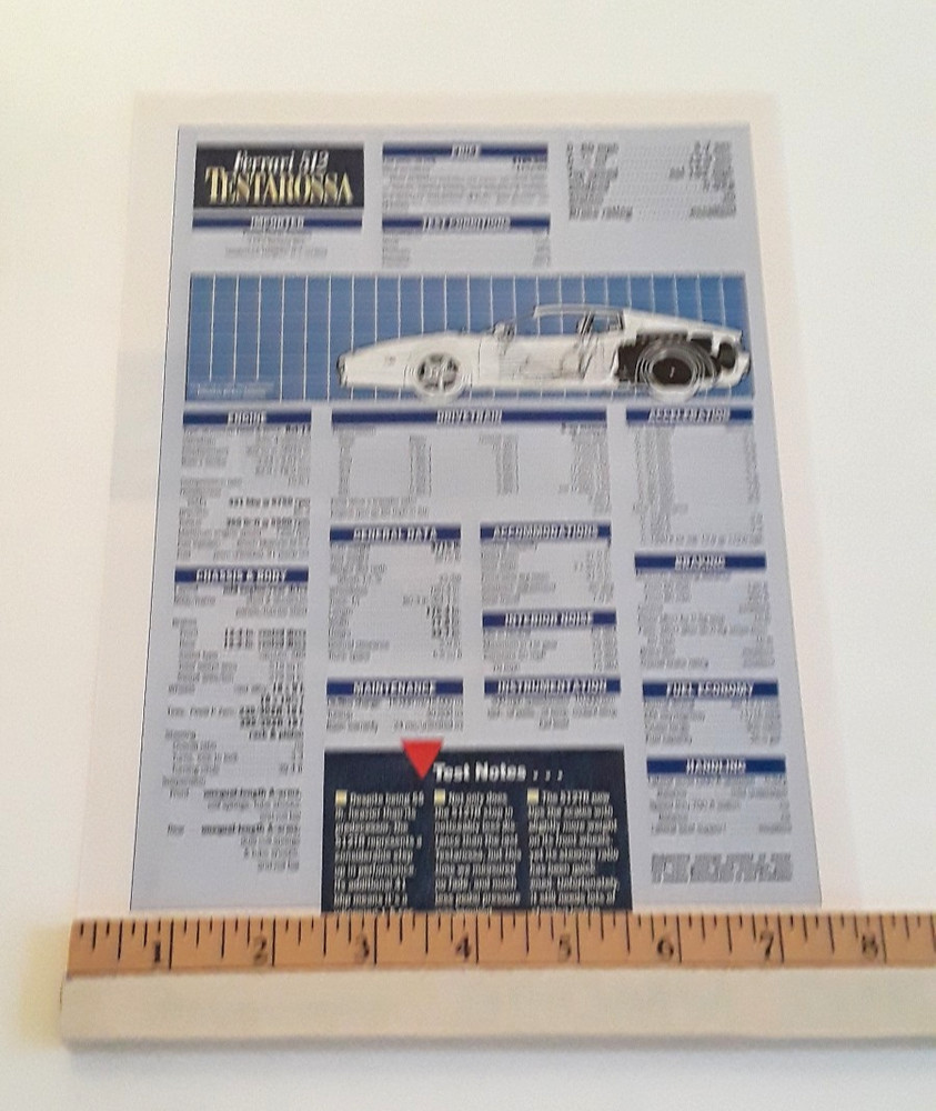 FERRARI 512 TESTAROSSA ORIGINAL 1992 ARTICLE