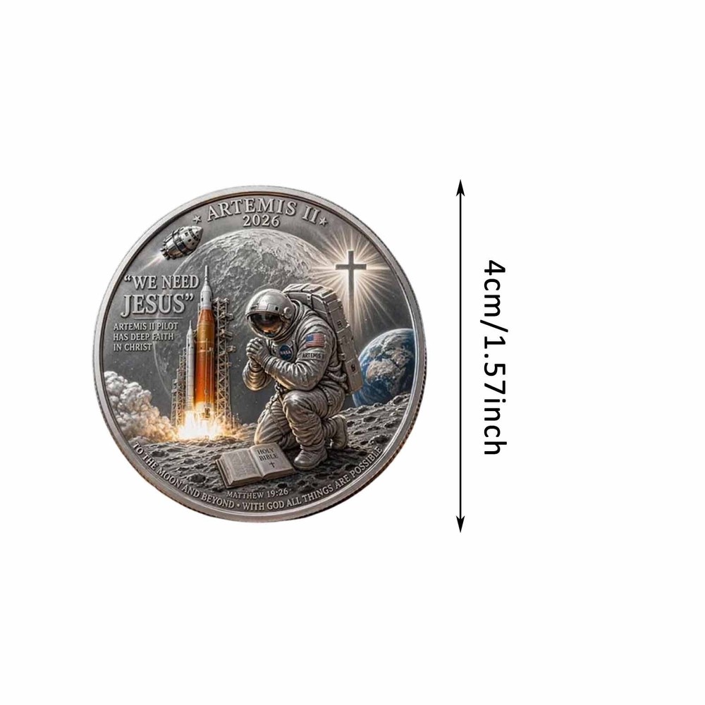 “Artemis 2” First Manned Lunar Orbit Commemorative Coin