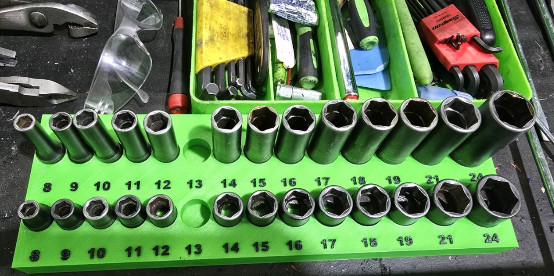 3/8 socket tray fits Snap On