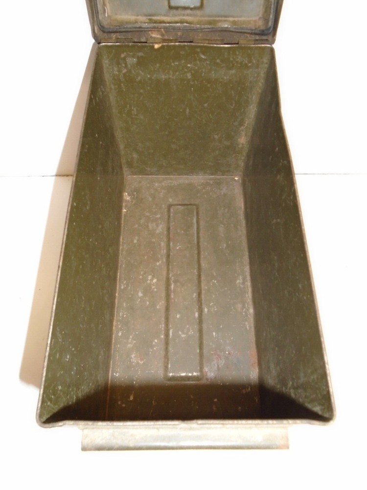 Vintage "SCF METAL AMMO BOX - Marked "MATCH"