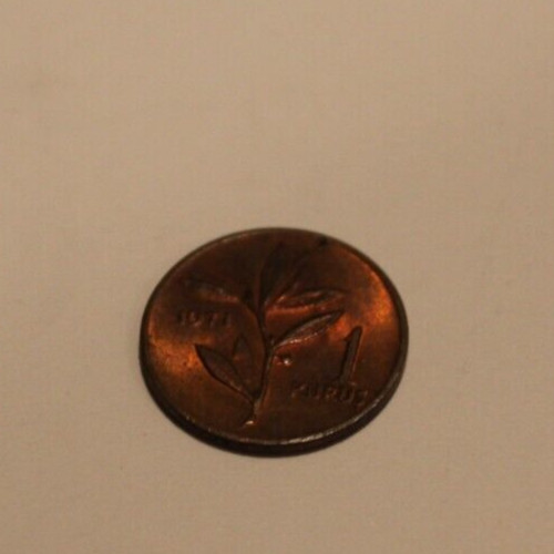 TURKISH 1 KURUS 1971 COIN