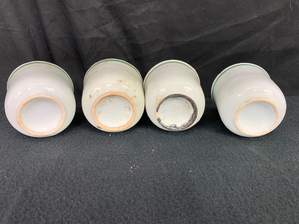 WWII Original Japanese Army Mess Hall Tea Cups