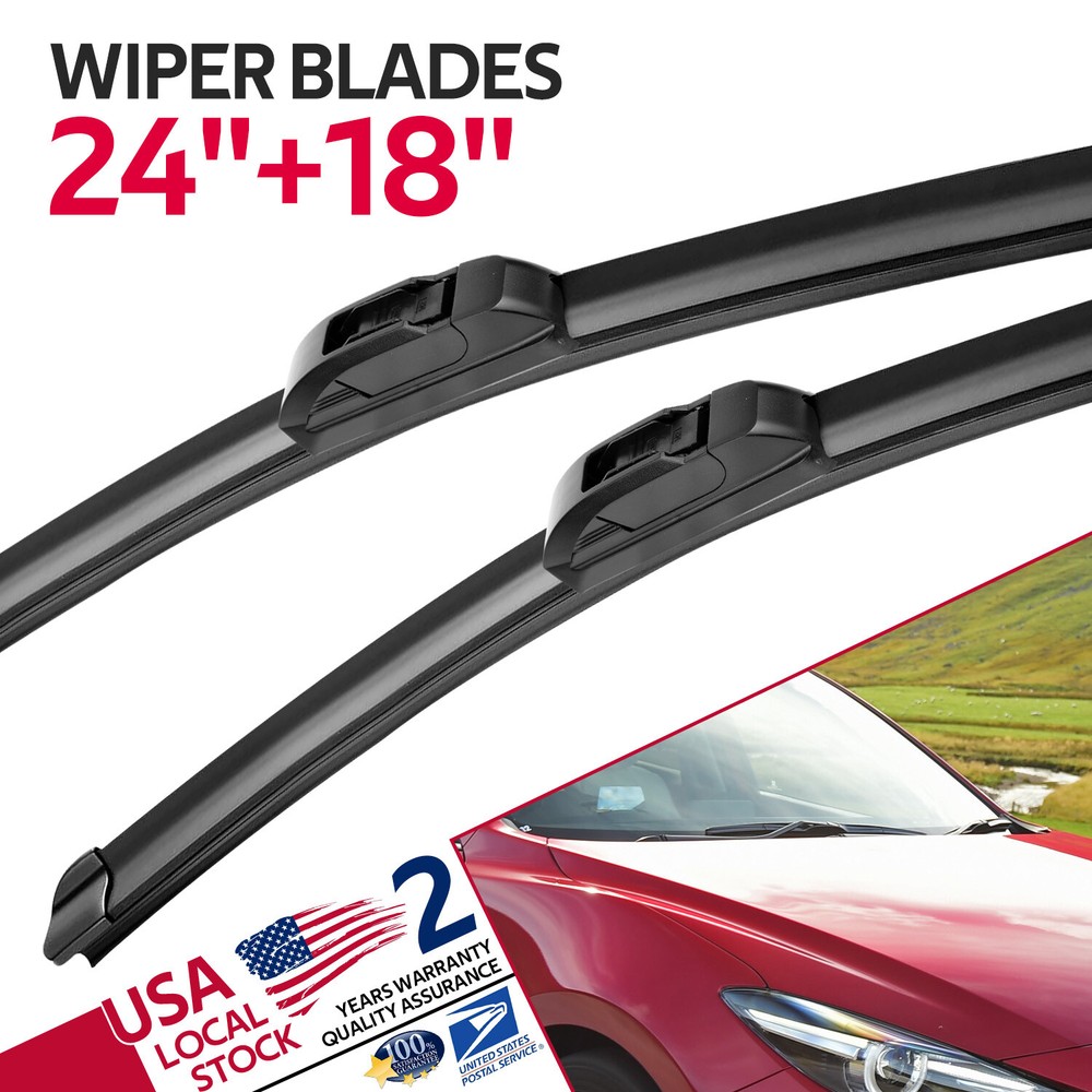 For Mazda 3 2010-2016 FRONT 24"&18" WINDSHIELD WIPER BLADE SET OEM