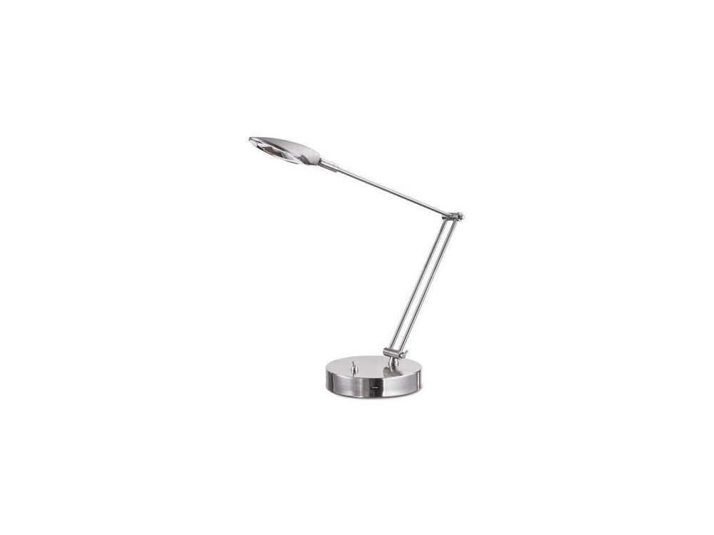 Adjustable LED Task Lamp w/USB Port, 26" High, Brushed Nickel