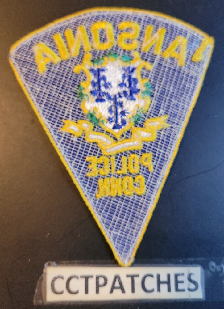 ANSONIA, CONNECTICUT POLICE SHOULDER PATCH CT