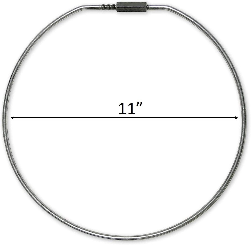 Jumbo 11 Inch Diameter Threaded Locking Key Ring, 1 Per Pack (79111)