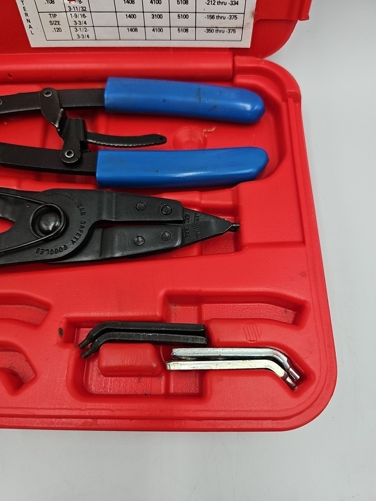 Blue-Point PR-50A Heavy Duty Replaceable Tip Plier Set
