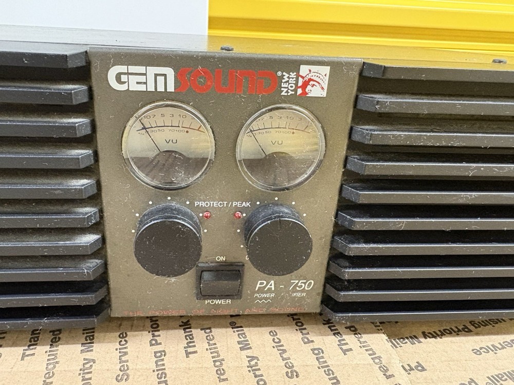 GemSound PA-750 Professional Power Amplifier