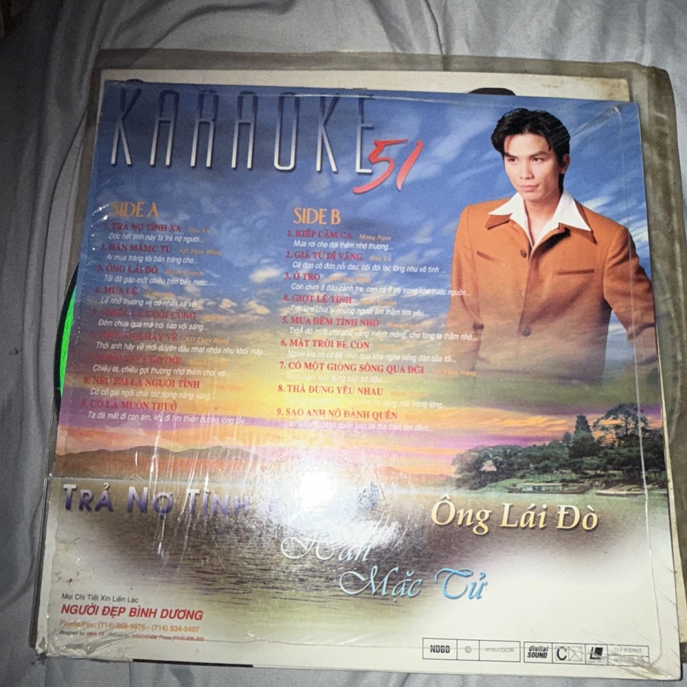 Tra No Tinh Xa Vietnamese araoke 51 aser disk