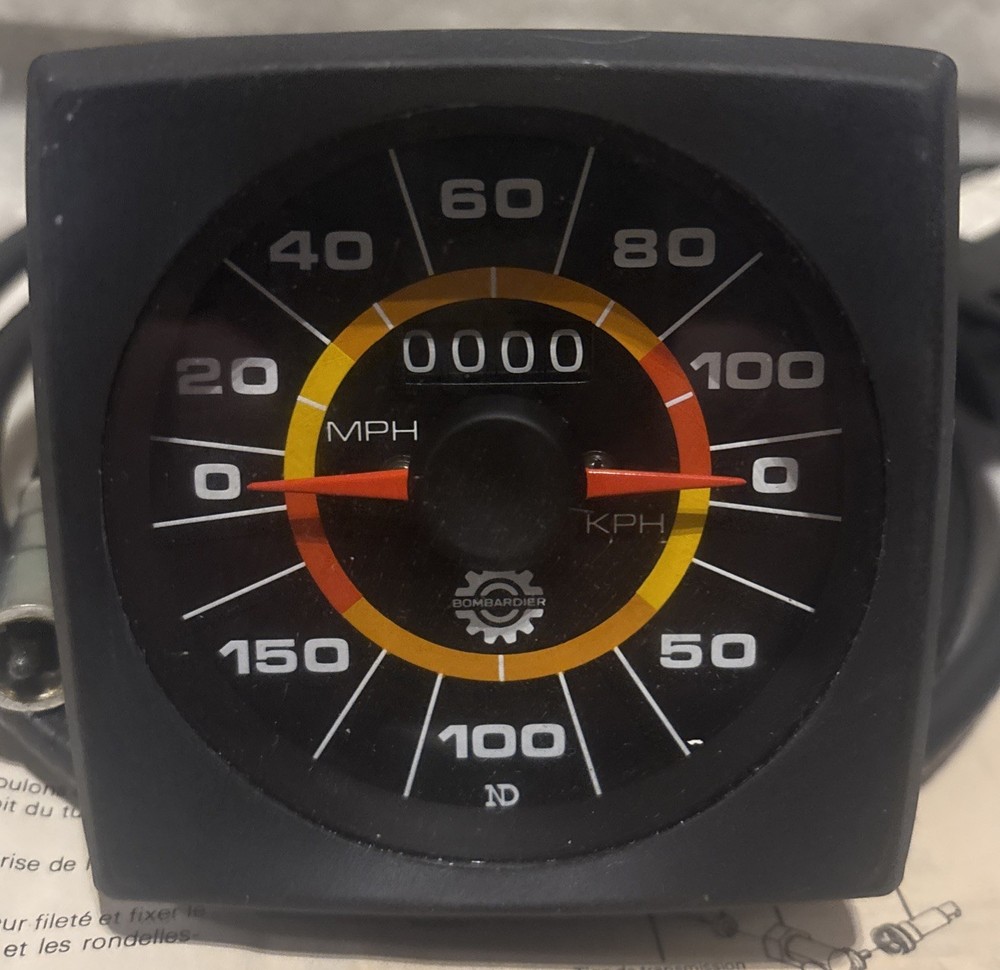 Bombardier Snowmobile Speedometer  Kit NOS