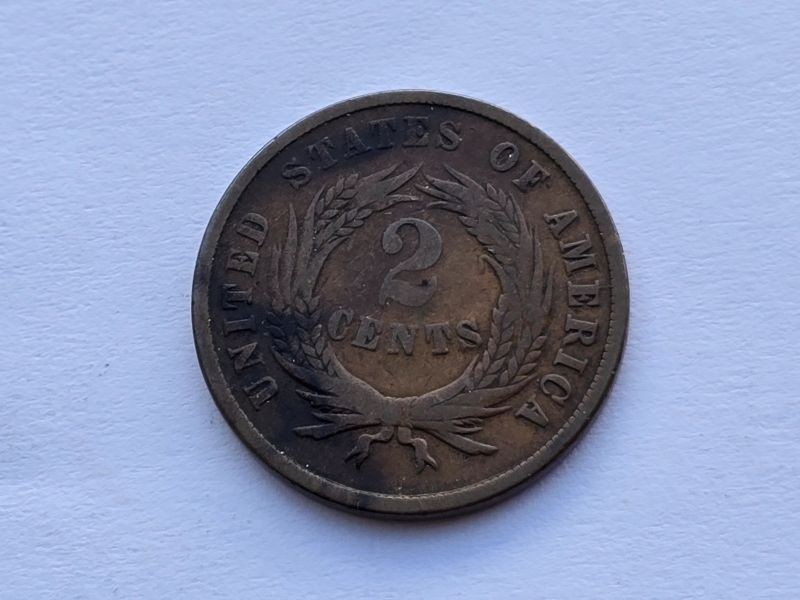 1867 Two Cents Fine 91127