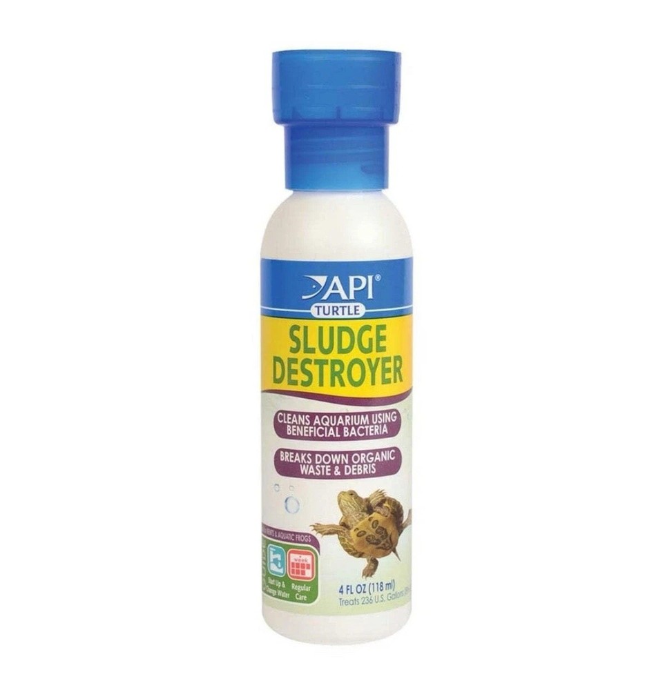Api Turtle Sludge Destroyer 4 Ounce Aquarium Cleaner And Sludge Remover