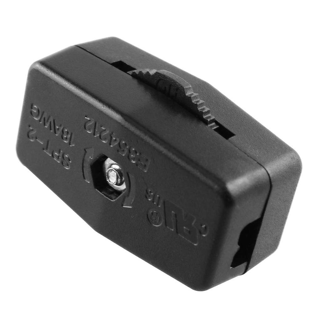 Inline Rotary Cord Switch Replacement Gear Rotary Switch Direct Plug-In Light Wi