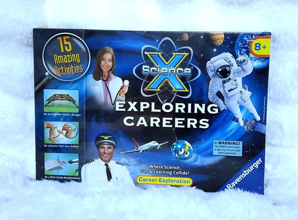 Exploring Careers, Science X by Ravensburger - 15 Science Activities - Ages 8+